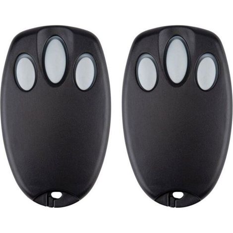 Émetteur Portatif Pour Porte De Garage - 433,92 Mhz - Compatible Merlin+ Ml500 Ml700 C840 C945 - Lot De 2