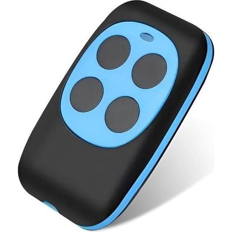 Télécommande Universelle Sans Fil Pour Portail Et Porte De Garage – 4 Boutons, Code Fixe, Fonction Copieuse, Bip Intégré