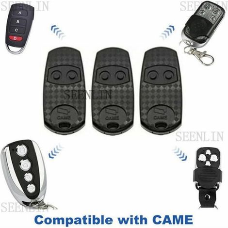 Telecommande Portail - 433,92 Mhz - 2 Canaux Code Fixe - Pour Systemes Dautomatisation Residentiels Et Commerciaux - 3 Unites