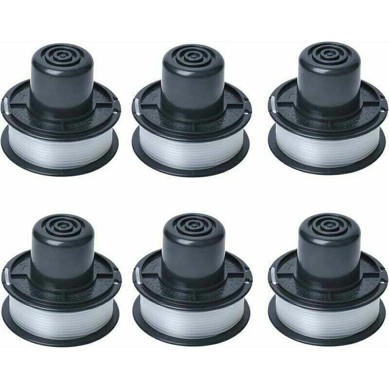 A6226 Spule Mit 6 M Faden, Kompatibel Mit Black & Decker Gl250 Gl310 Gl360 Gl360sb Automatischen Rasentrimmern, 6 M Faden, Set Mit 6 Spulen