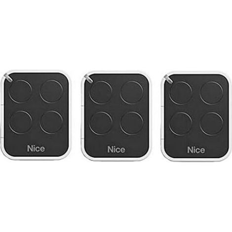 Lot De 3 Télécommandes 4 Canaux 433.92 Mhz Pour Portail Et Porte De Garage, Compatibles Avec Récepteur, Portée 200m