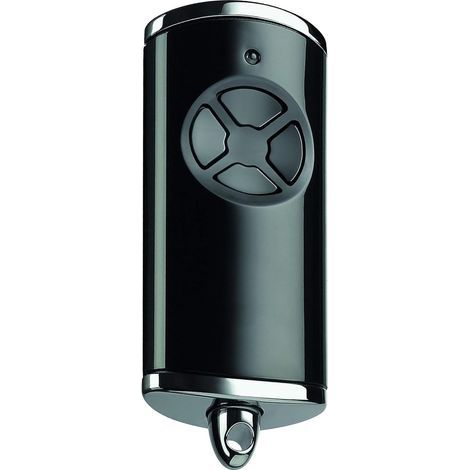 Émetteur Manuel Hse 4 Bs Pour Motorisation De Porte De Garage, Noir Brillant (fréquence 868 Mhz)– Piles Incluses