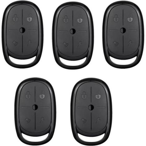 Télécommande Sans Fil 433 Mhz Télécommande Universelle Duplicateur Clonage Code De Clonage Pour Porte De Garage Portail 5 Pièces