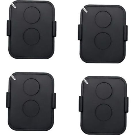Télécommande De Portail 433 Mhz À 2 Canaux – Lot De 4, Avec Code Tournant Sécurisé, Compatible Avec Récepteur Automatique