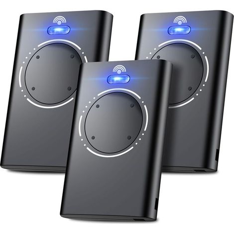 3 Pièces Télécommande 868 Mhz – Compatible Xt2 868 Slh Lr, Xt4 868 Slh Lr – 4 Canaux – Programmation Rolling Code
