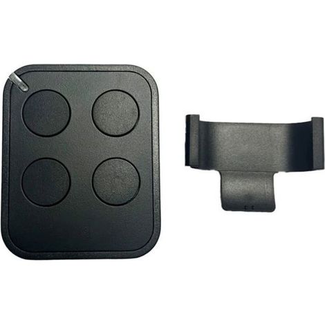 Télécommande De Porte De Garage Flor-s Flo2r 433,92 Mhz À Code Tournant 4 Boutons