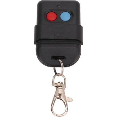 Télécommande Porte Garage - 433,92 Mhz - 2 Canaux - Portée 50-100 M - Abs + Métal - Pour Portails Portes Entrées Fenêtres