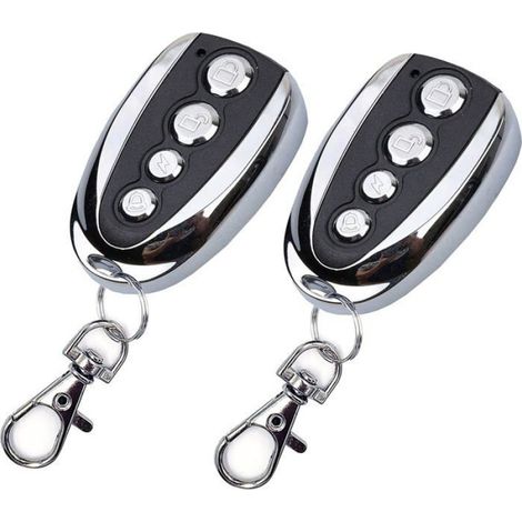 Télécommande Porte Garage - 868 Mhz - Compatible Sommer Henderson 4020 4025 4026 4031 Tx02 Tx03 - Noir - 2 Pièces