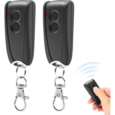 Télécommande De Porte À 2 Canaux Pour Modèles 500/700/800 Et Rsc2-433, Rse2-433, Rsz1-433 – Lot De 2 Émetteurs