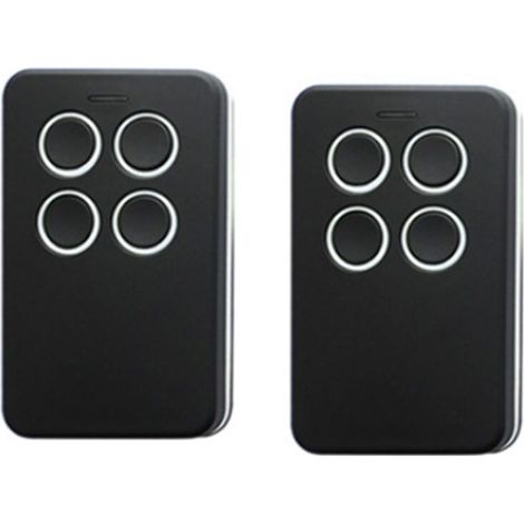 2 Télécommandes Universelles Multifréquences Portail Garage 280-868 Mhz Codes Fixes Et Parties Code Tournant