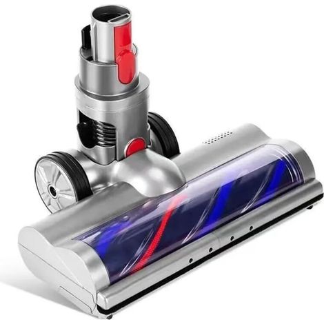 Kompatible Elektrische Bürste Für Dyson V7 V8 V10 V11 V15 Sv12 Sv14, Turbobürste Mit 4 Led-leuchten, 180°-drehung, 25,5 Cm Breite, Abs-nylon-kohlefaser, Für Hartböden, Parkett Und Teppiche