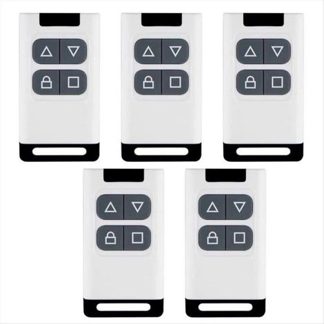 Télécommande Pour Porte De Garage À Enroulement - 433 Mhz - Compatible Systèmes À Enroulement - 1 Pièce