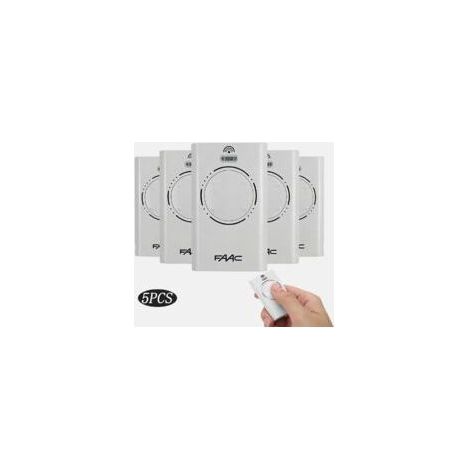 Télécommande 4 Canaux 868 Mhz – Code Tournant – Alimentation 3v Avec Piles Cr2032 – Pack De 5 Télécommandes Pour Motorisations