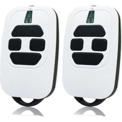 Télécommande Portative Pour Portail Garage – Lot De 2 Émetteurs 433,92 Mhz Compatibles Dea Gti2 Et Gti4