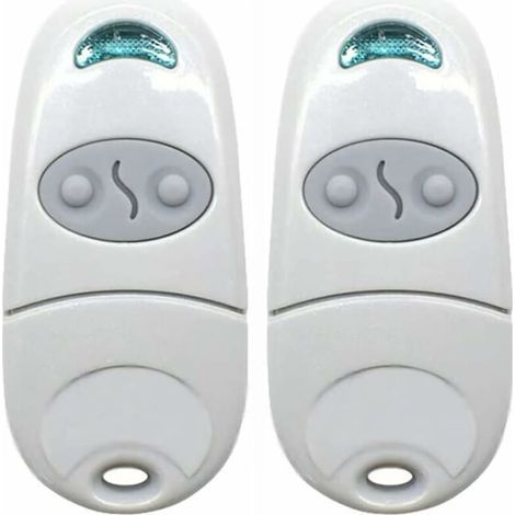 Autres (2, Blanc)télécommande Universelle Portail, Télécommande Pour Ouvre-porte De Garage, Émetteur De Clé Portable, Télécommande De Porte De Garage Pour Came Top 432na/432ee/432 Ev/432m Thisnde