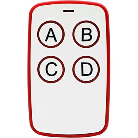 Telecommande Universelle Portail, Telecommande Garage Universelle Sans Fil, Bip Portail Universelle Compatible 433mhz Rolling Code À 4 Boutons Pour Porte De Garage Et Voiture