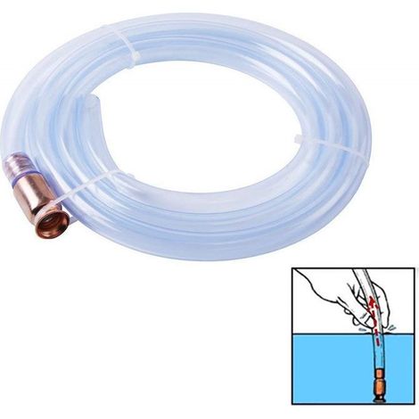 Ecleanfy – Transfer-saugpumpe (3 M), Kraftstoff-saugschlauch, Kraftstoff-saugschlauch, Manuelle Kraftstoffpumpe Für Wasser/benzin/kraftstoff