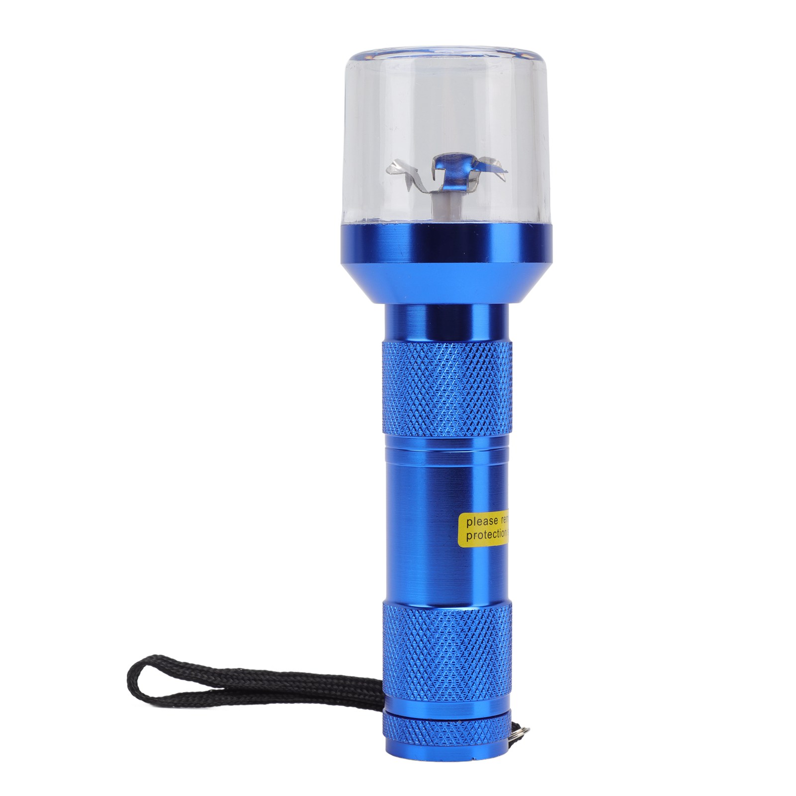 Elektrische Tabak- Und Kräutermühle, Professionelle Tabakmühle Aus Aluminiumlegierung Zum Mahlen Von Kräutern Und Gewürzen, Blau
