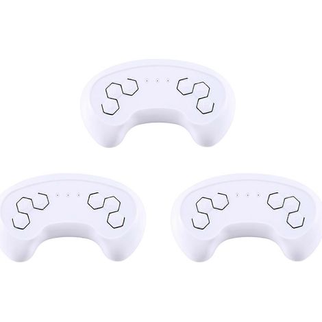 Télécommande Hh677k2.4g Compatible Avec 3 Télécommandes De Voiture Électrique Pour Enfants, Démarrage En Douceur, Télécommande Blanche.
