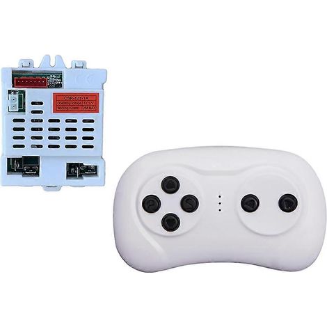 Compatible Avec La Voiture Électrique Pour Enfants Csr12t1a 12 Kit Télécommande Et Récepteur Bluetooth 2,4 Ghz Accessoires Inclus.
