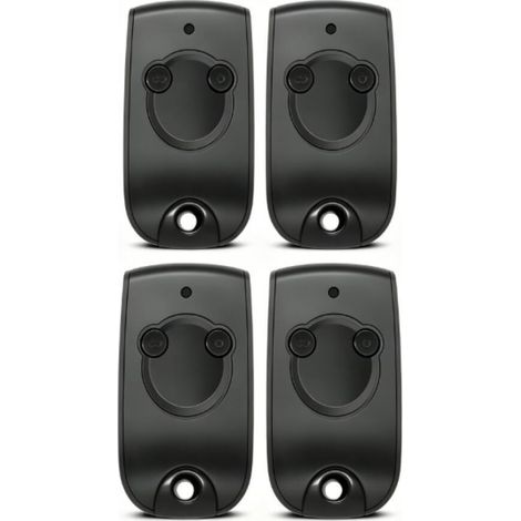 Lot De 4 Télécommandes Universelles Pour Portail Et Garage 433.92 Mhz - Émetteur Canaux 2ch Pour Motorisation Automatique - P