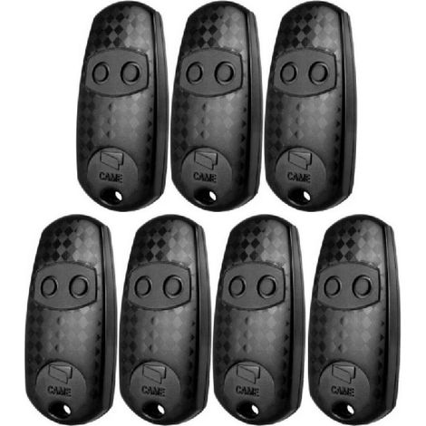 Pack De 7 Télécommande 433 Mhz 2 Canaux – Compatible Avec Motorisations Came – Fonction Auto-apprentissage – Portée Jusqu'à 155 Mètres