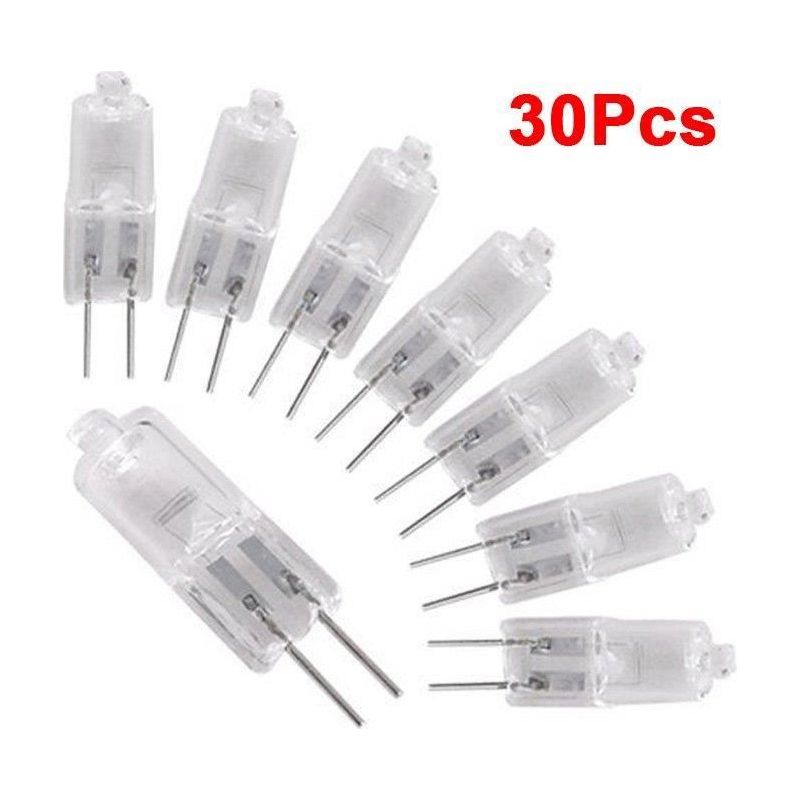 30 G4-halogenlampen, 20 W, 3000 K Warmweiß