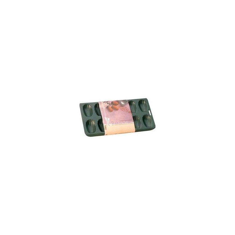 Patisse Madeleine-form Aus Antihaftbeschichtetem Edelstahl – 12 Mulden – 40 X 19 Cm – Schwarz
