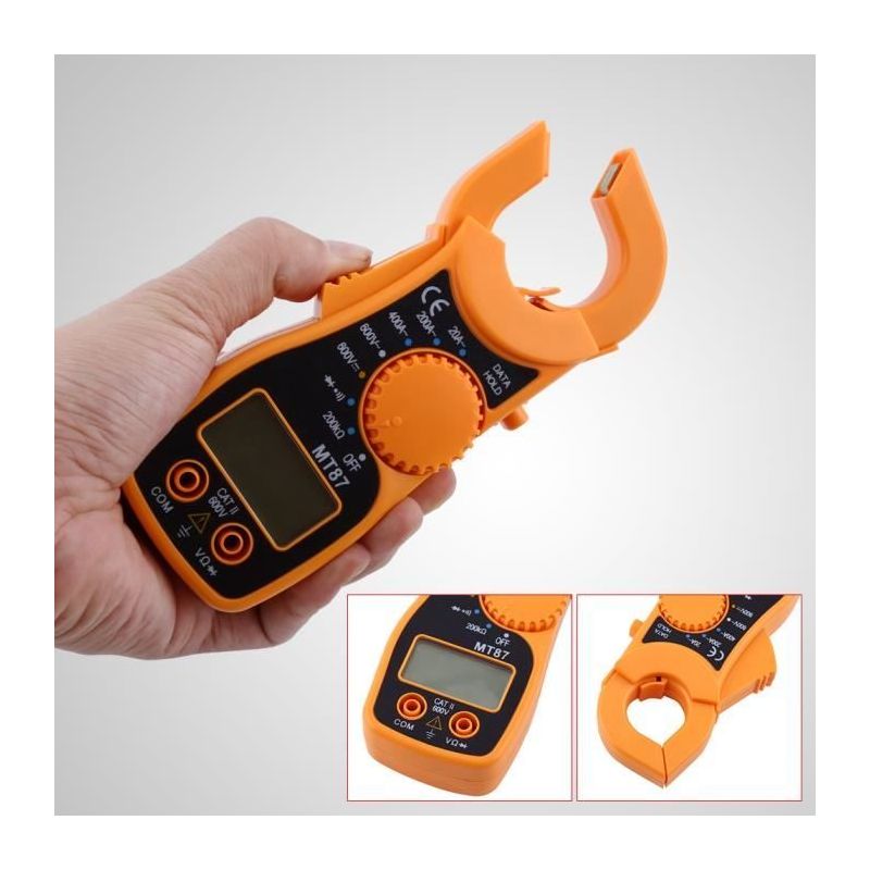 Mt87 Amperemeter Multimeter Ac Dc Voltmeter Gelb - Rac