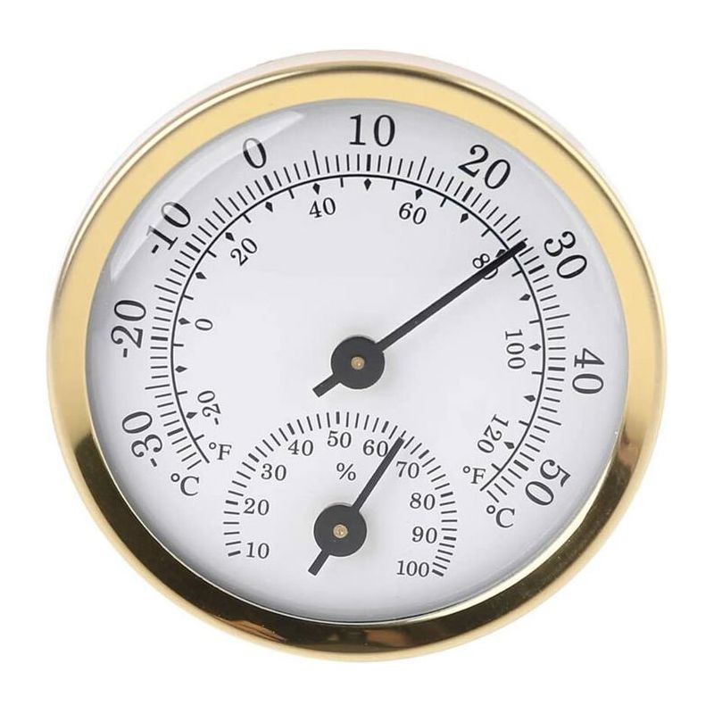 Analoge Anzeige Von Temperatur Und Luftfeuchtigkeit Für Innenthermometer Und Hygrometer