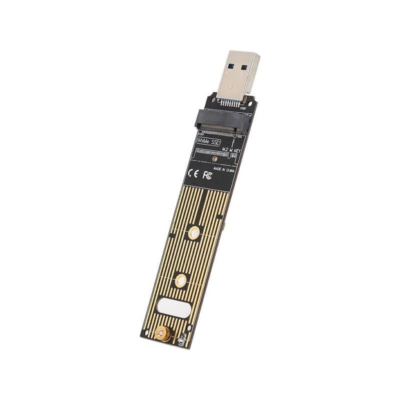 Ssd-adapter – Duokon – M.2 Nvme Auf Usb – Usb 3.1 Gen 2 – 10 Gbit/s – Plug & Play