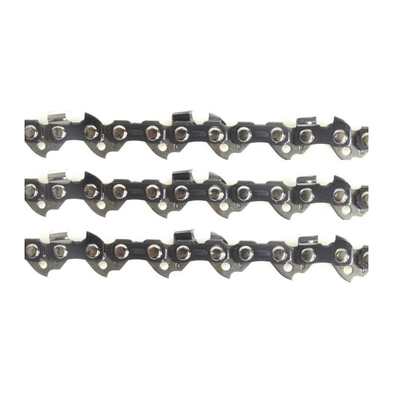 Satz Mit 3 Kettensägenketten – 50 Treibglieder – 3/8lp Teilung – 0,43 Treibgliedstärke (1,1 Mm) – 35 Cm Führungsschiene
