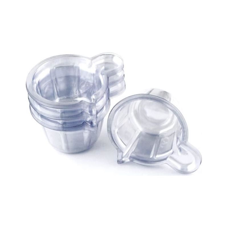 Messbecher – Transparent – 40 Ml – 100er-packung – Kunststoff – Vielseitig Verwendbar Für Epoxidharz