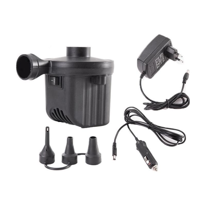 Elektrische Luftpumpe Zum Aufblasen Und Ablassen Der Luft, Mit 3 Düsen, 220 V Wechselstrom/12 V Gleichstrom, Elektrische Paddelpumpe Für Schwimmbecken, Aufblasbare Pumpe