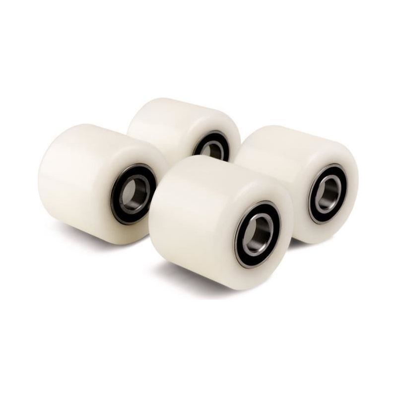 4 Hubwagenräder (4er-set, 70x60x20mm) Nylon-lastrad/rad Mit Kugellagerbohrung: Max. Traglast: 450 Kg