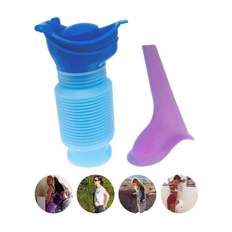 750 Ml Tragbares Notfallurinal, Mini-pipiflasche, Einziehbar, Tragbar, Reise-, Persönliche Toilette, Für Kinder Und