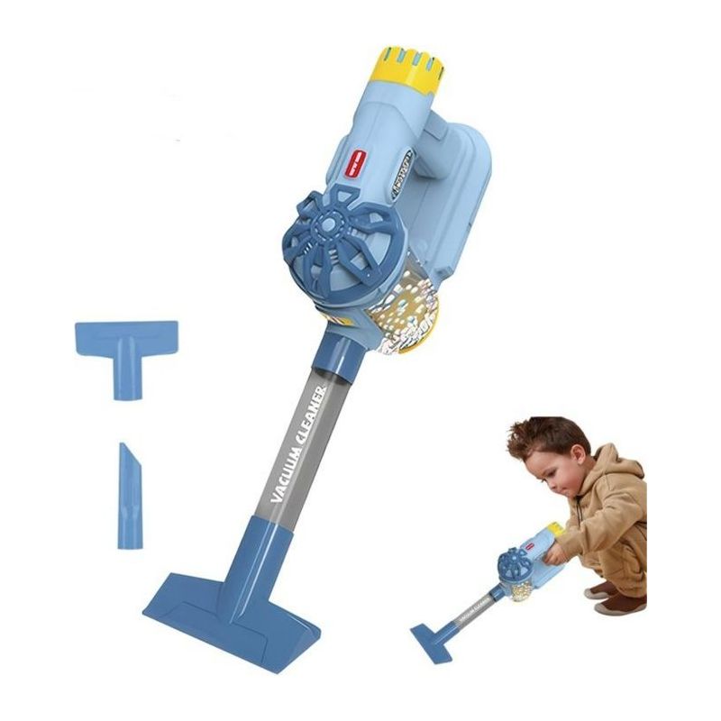 Kinderstaubsauger Mit Saug- Und Soundfunktion, Kabelloser Staubsauger Mit Realistischen Geräuschen, Reinigungsset Für Kinder