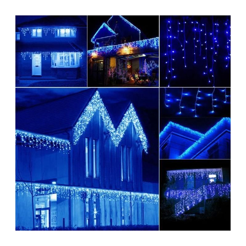 30 M Lange Lichterkette Mit 300 Leds Für Den Innen- Und Außenbereich, Weihnachtslichterkette, Party- Und Hochzeitsdekoration – Blau