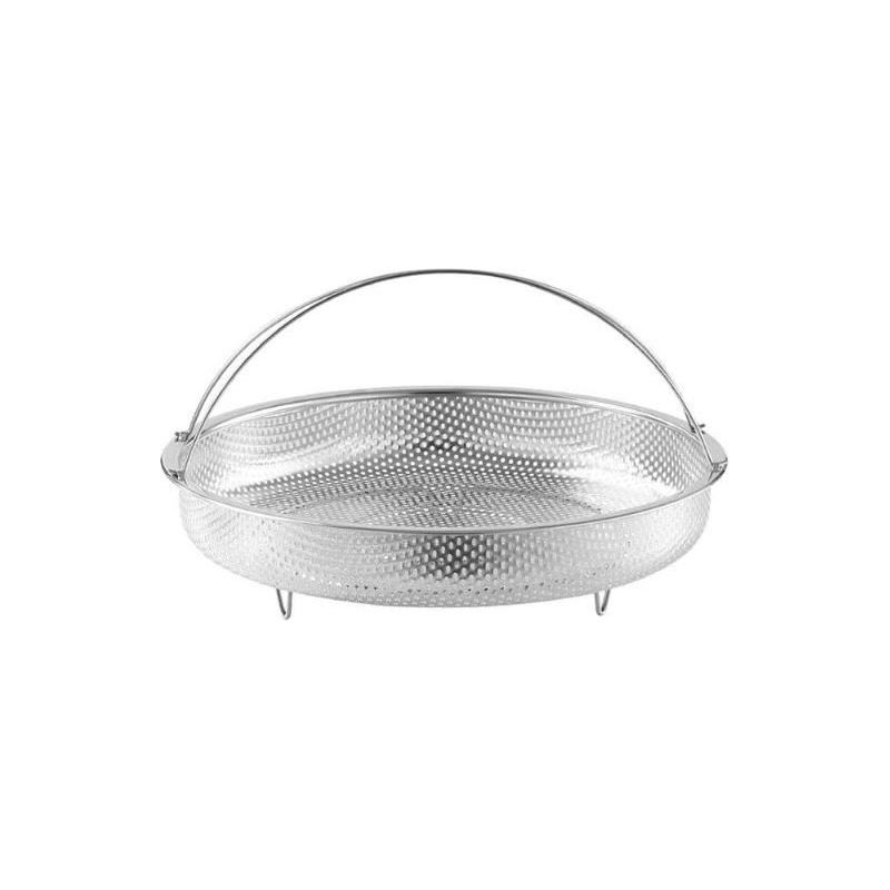 Dampfkorb - Edelstahl - 22,5 Cm - Multifunktional - Spülmaschinenfest - Komfortable Griffe