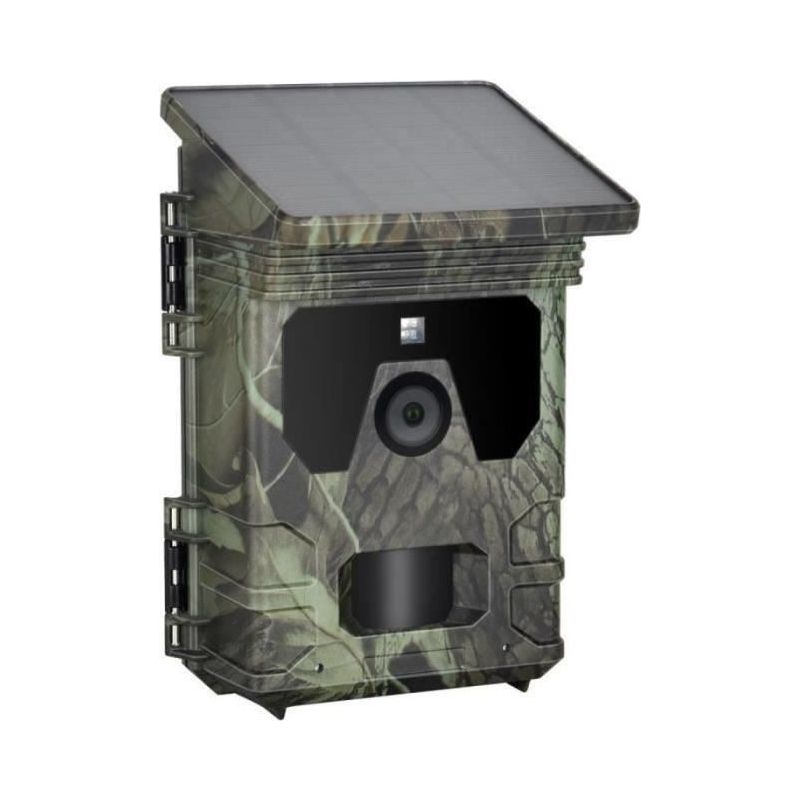 Kamerafalle – Fotofalle – Videofalle – Prumya 24mp 1080p Solar-wildkamera Mit Led-panel