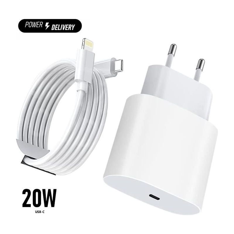 Schnellladegerät – Apple – Iphone 13 – 20 W – Usb-c – 2 M Lightning-kabel