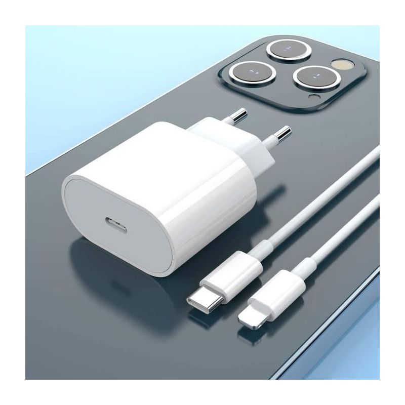 20w Usb-c Schnellladegerät Für Iphone Mit 1m Kabel Für Iphone 13-13 Mini-13 Pro-13 Pro Max-12 11, Typ-c Wandadapter [1352]