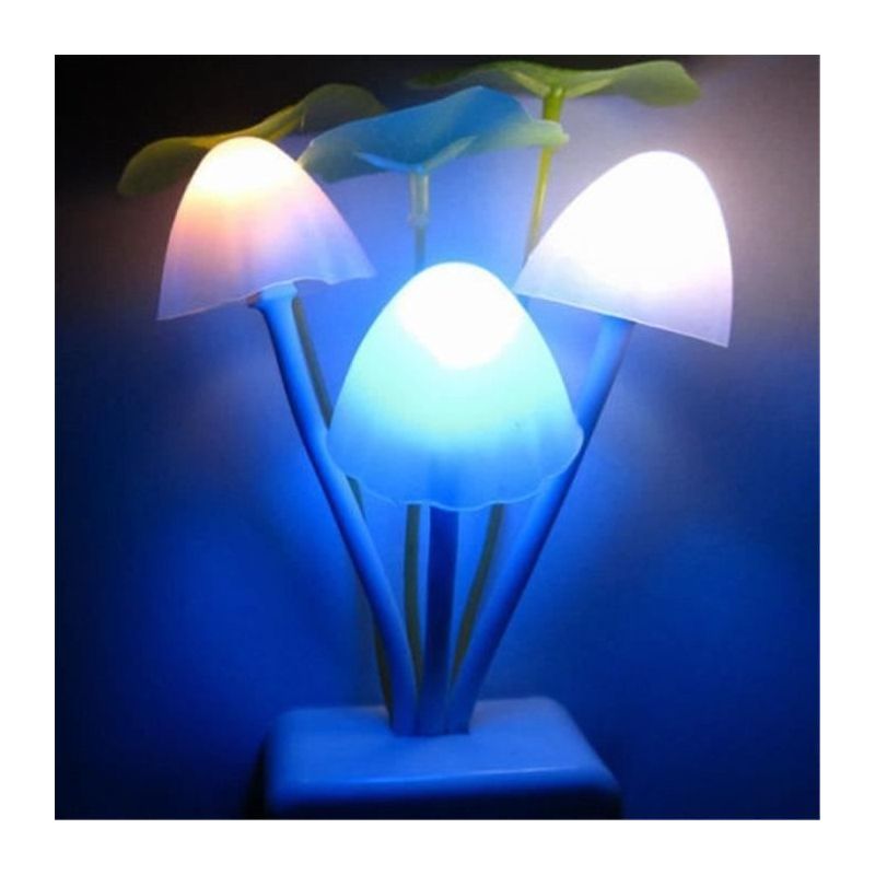 Led-nachtlicht Mit Sensor, Pilzlampe, Romantische Und Farbenfrohe Dekoration Für Zuhause, Eu-stecker