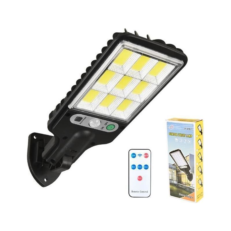 Solar-außenleuchte Mit Bewegungsmelder, 3 Einstellbare Modi, Ip65 Wasserdicht, Leistungsstarke Stehleuchte Für Garten Und Garage