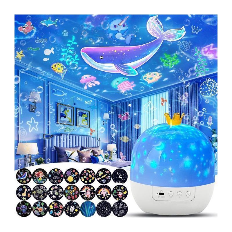Led-nachtlicht-sternenhimmelprojektor Für Kinder – 21 Filme, 20 Lieder, 3 Lichtfarben – Ideal Als Geschenk