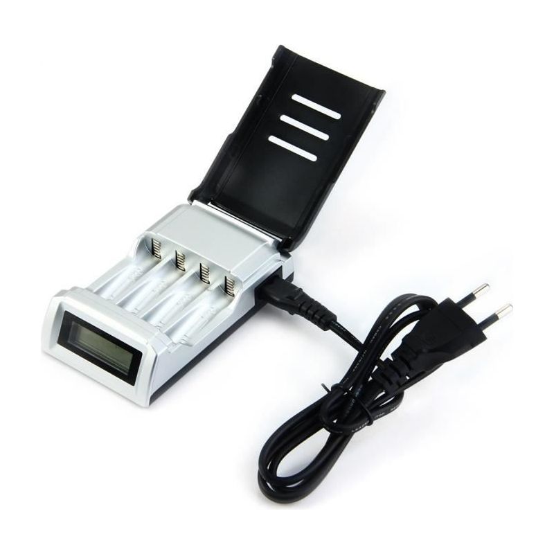 C905w 4-steckplatz-lcd-ladegerät Für Aa/aaa-nicd- Und Nimh-akkus
