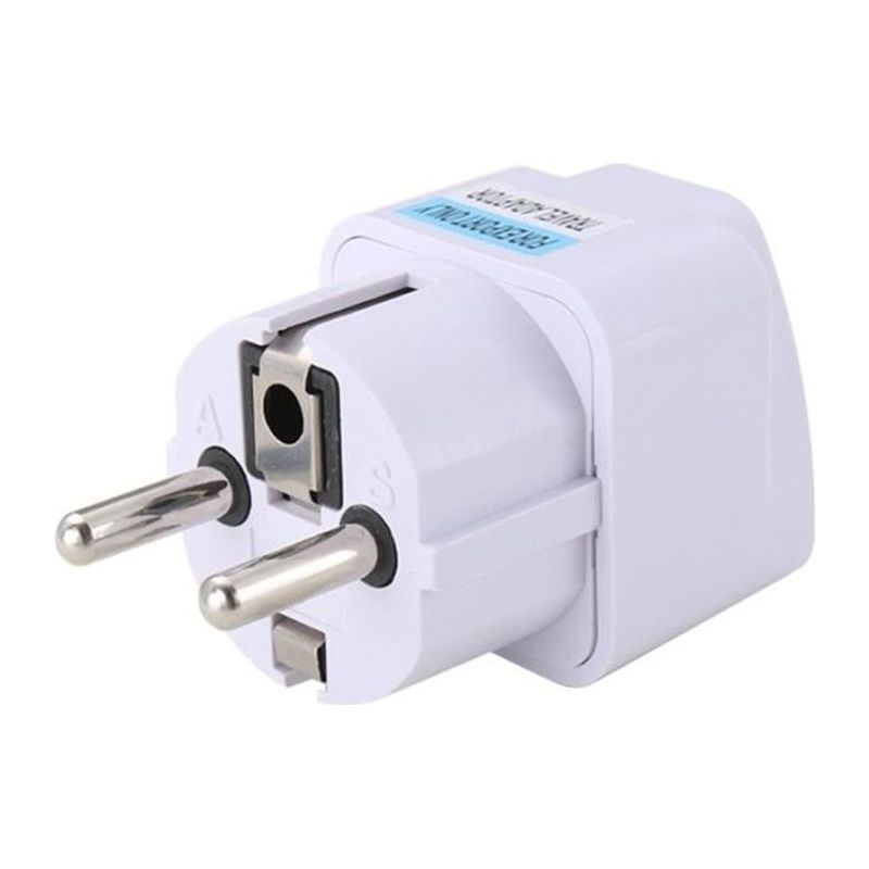 Stück Europäischer Steckeradapter Typ E/f, Universeller Reisekonverter Weltweit Für Netzstecker