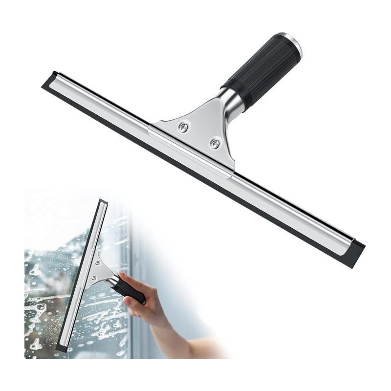 Professioneller Fensterabzieher, Fensterabzieher Aus Edelstahl, Zum Reinigen Und Trocknen Von Glas Und Fliesen
