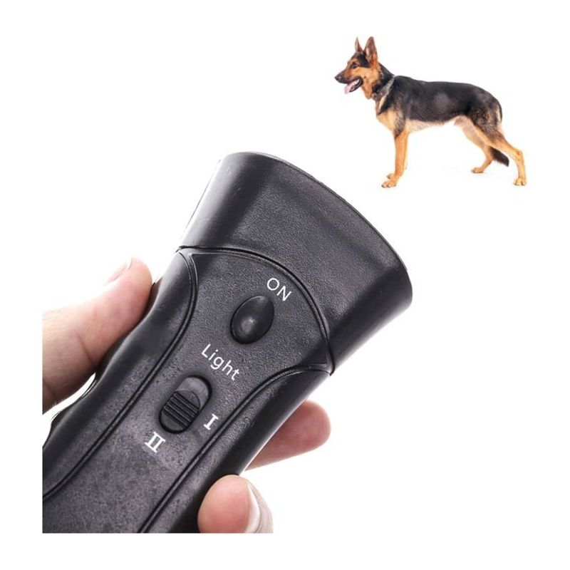 Tragbares Antibellgerät, 3-in-1 Ultraschall-hundeabwehrgerät, Led-antibellgerät, Bell-controller