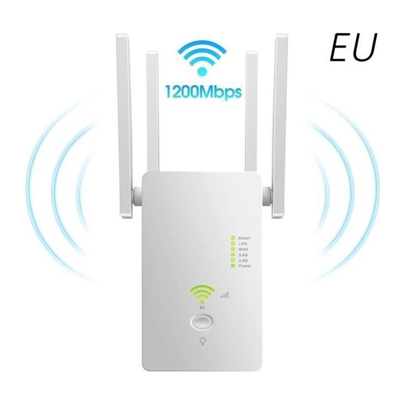 Ac1200 Mbit/s 2,4+5 Ghz Dualband-wlan-verstärker/repeater
